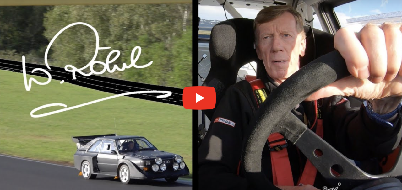 Walter Röhrl a los mandos de un Audi Sport Quattro S1