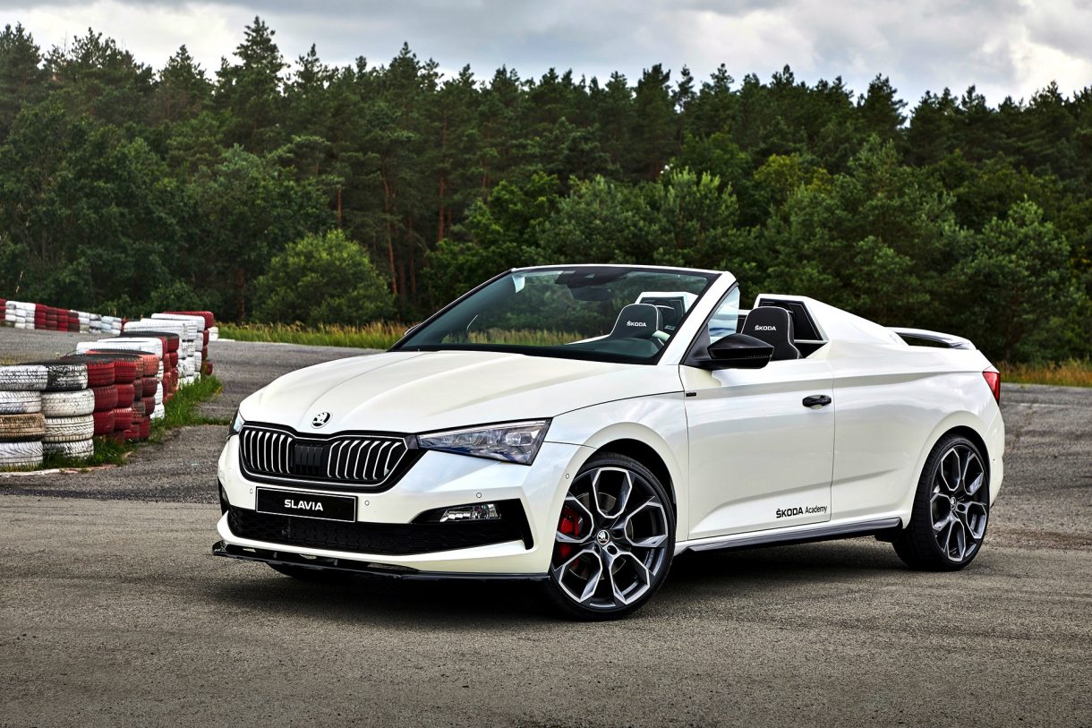 Skoda Stands Out With The Skoda Slavia Roadster Bullfrag